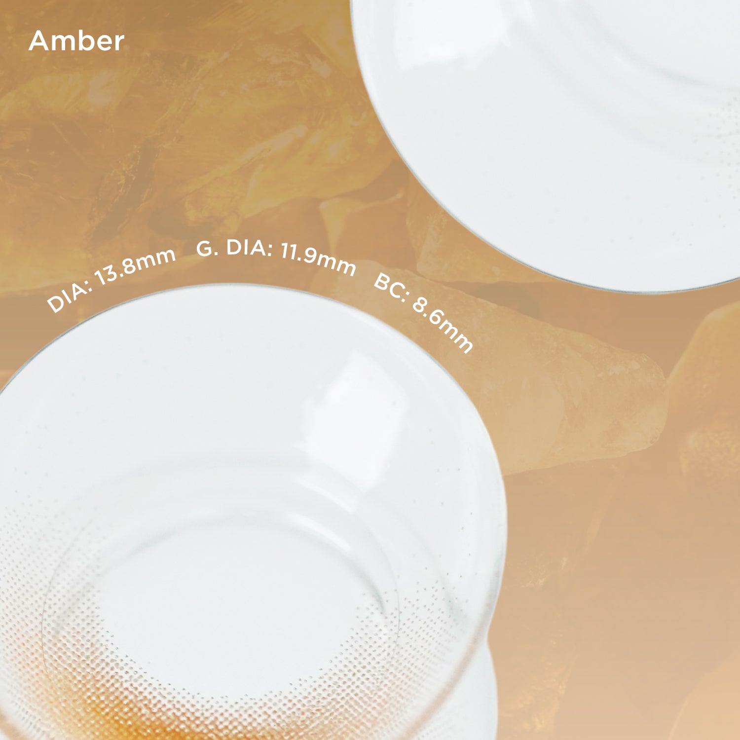 GlowyLock™ Amber cosplay color contacts
