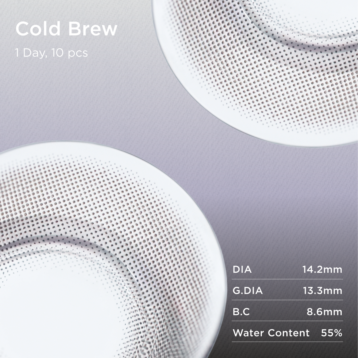 Cold Brew Contact coloré quotidien