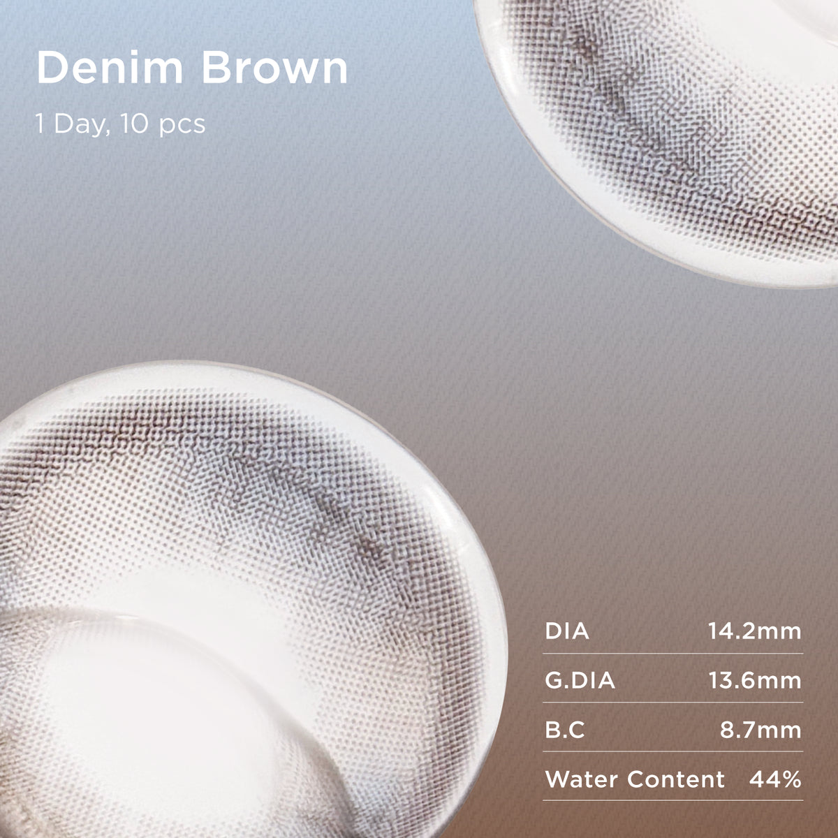 Breathe+ Denim Brown | Daily colored contacts