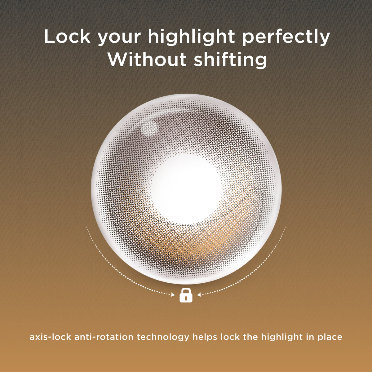 GlowyLock The Macassar | Daily colored contacts