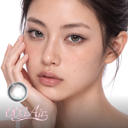 003Air Cyan Black | Daily colored contacts
