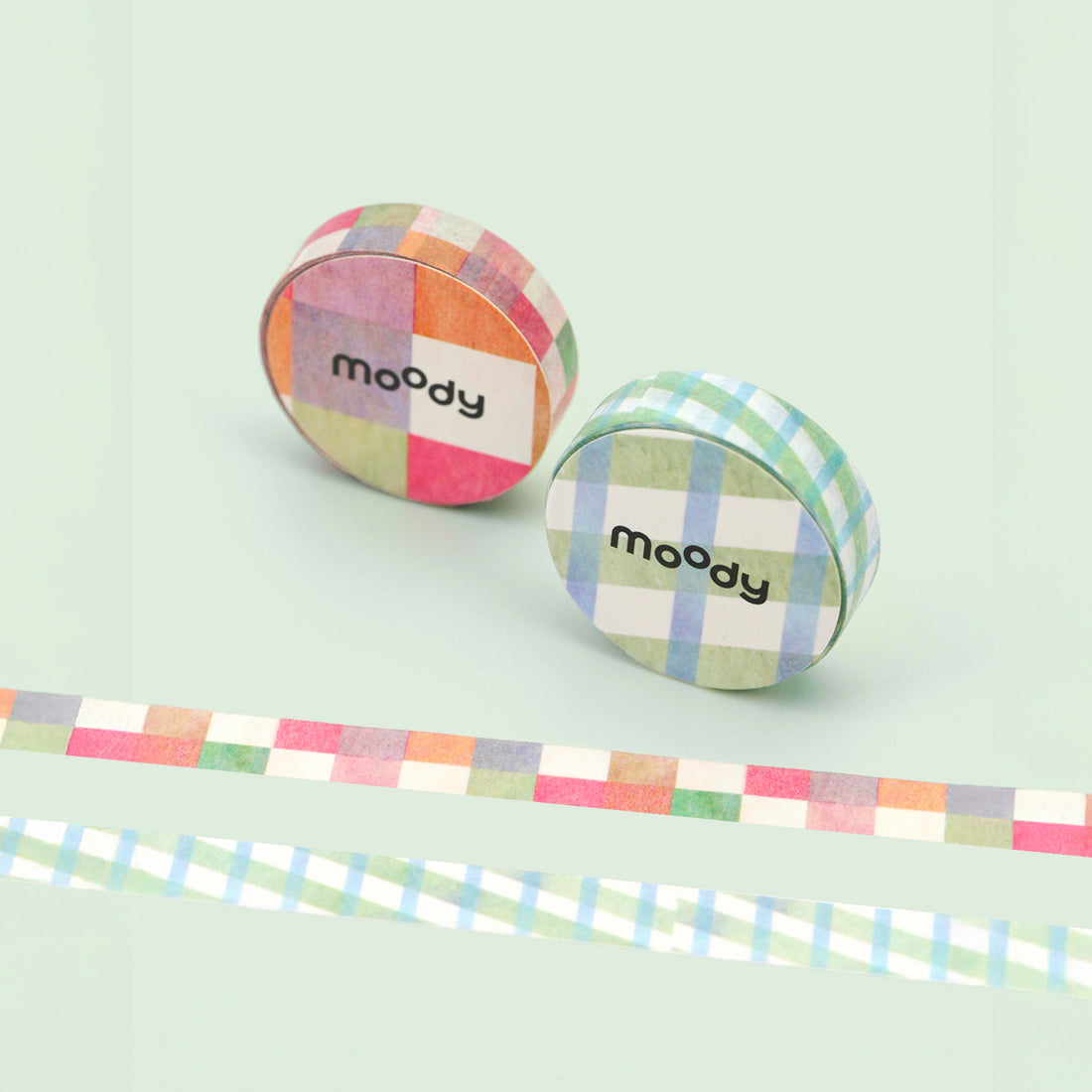 moody Washi Tape Set (Green &amp; Brown)