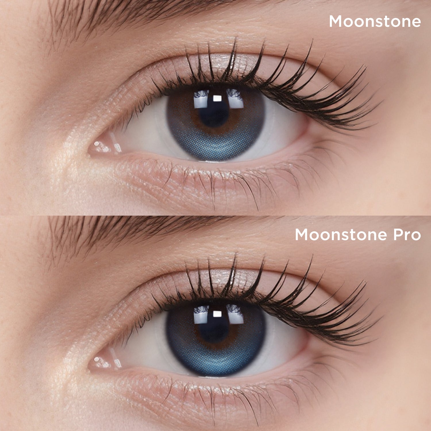 GlowyLock™ Moonstone Pro Axis-Lock color contacts