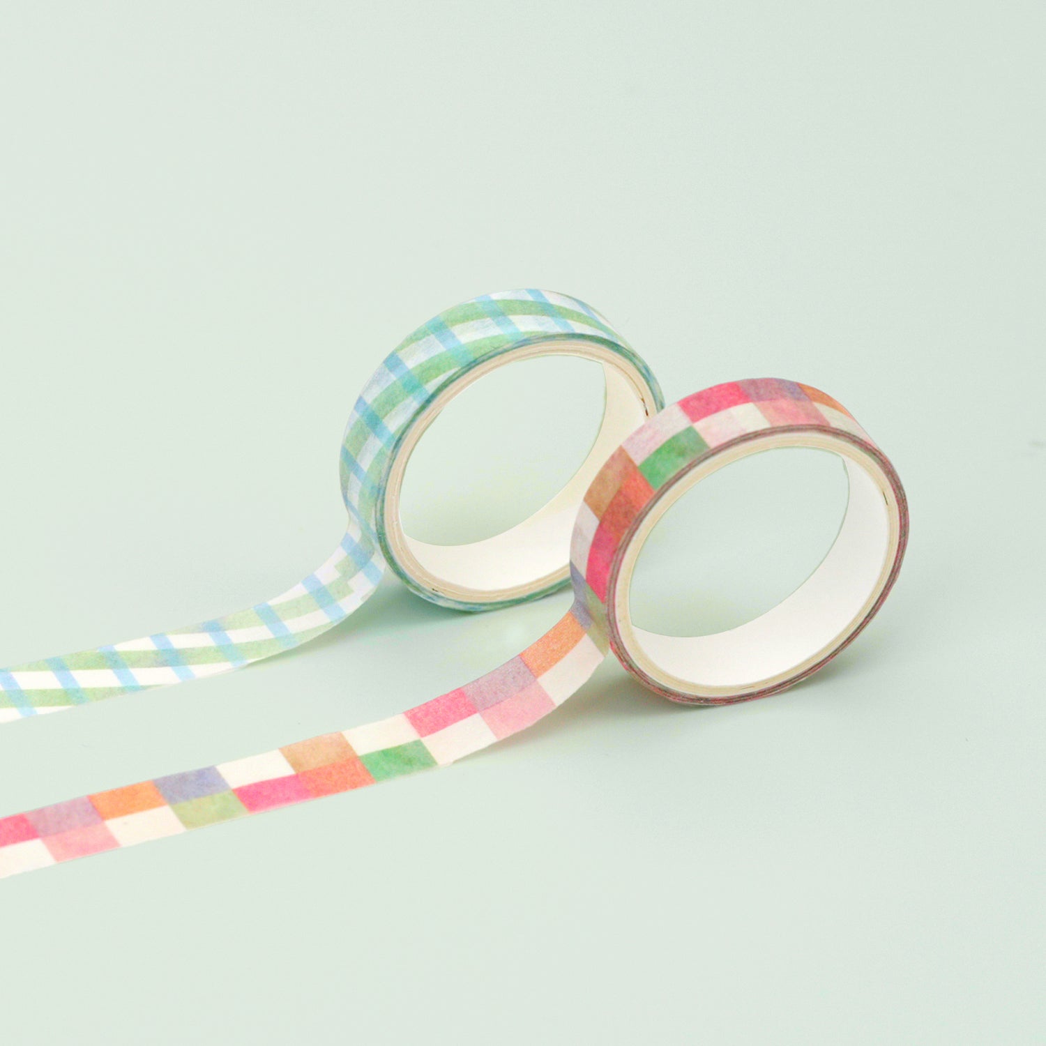 moody Washi Tape Set (Green &amp; Brown)