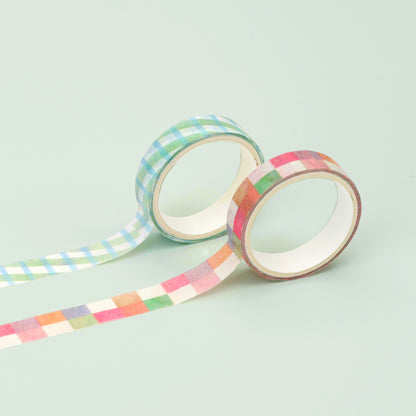 moody Washi Tape Set (Green &amp; Brown)