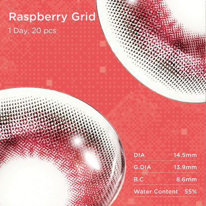 Raspberry Grid | Daily, 20pcs