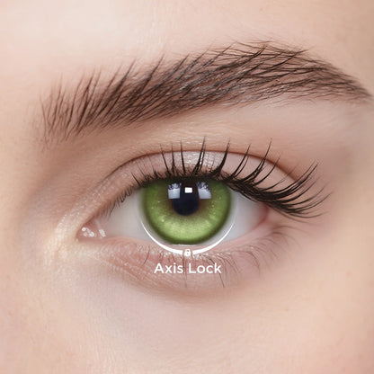 GlowyLock Luminous Green | Daily colored contacts