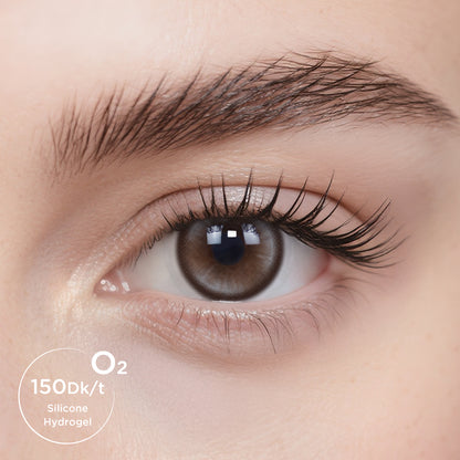 Breathe+ Denim Brown Daily Color Contacts