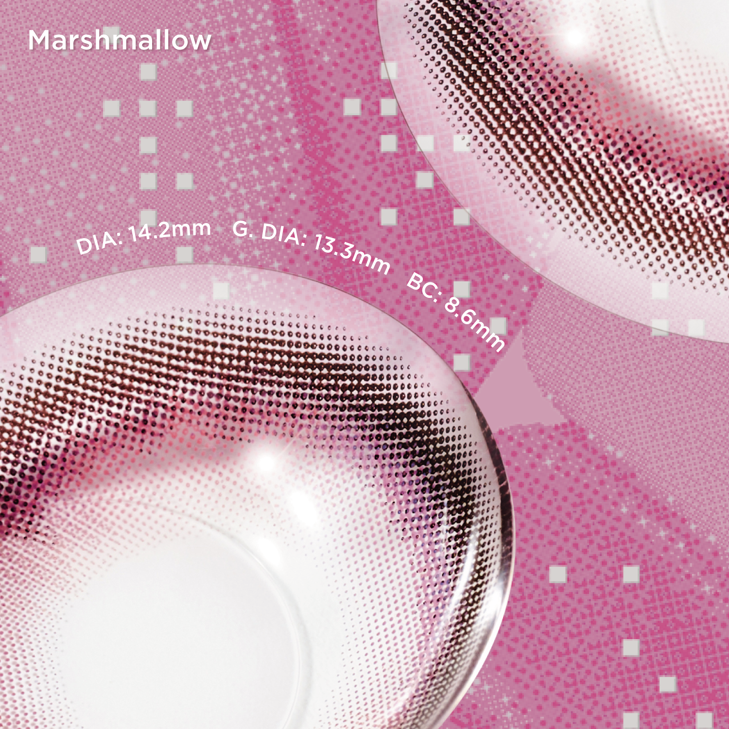 Marshmallow | Daily, 20pcs colored contacts