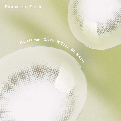 Pinewood Cabin brown color contacts
