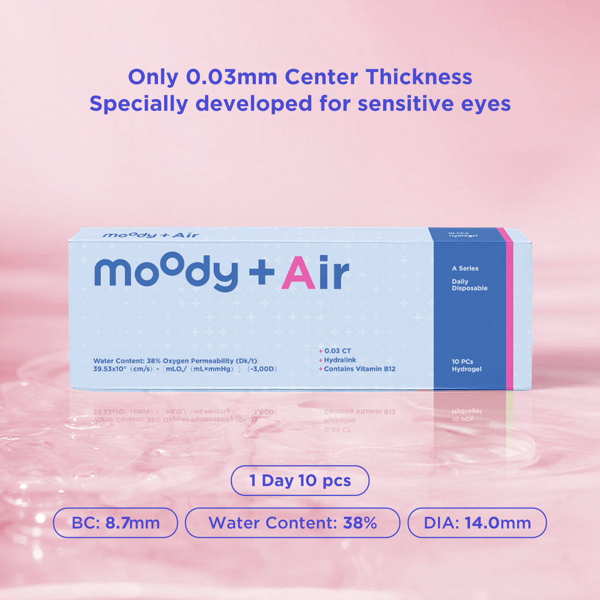 moodyPlus A 10 pcs Diario Contacts