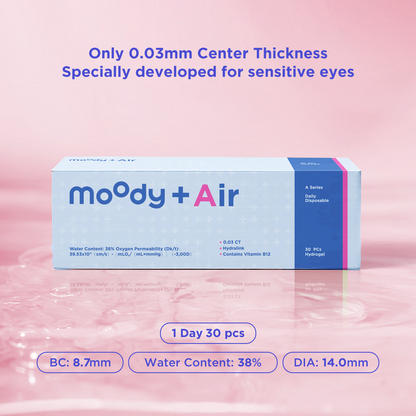 moodyPlus A 30 pcs Daily Contacts