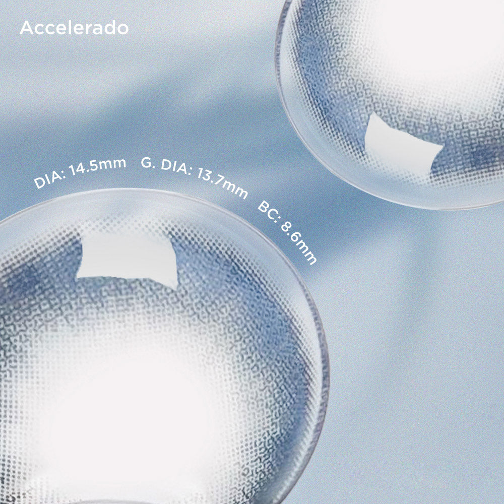 Accelerado blue color contacts