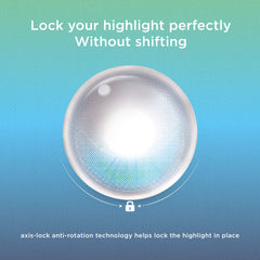 Aurora Blue Daily colored contact