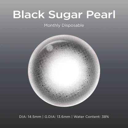Black Sugar Pearl black color contacts