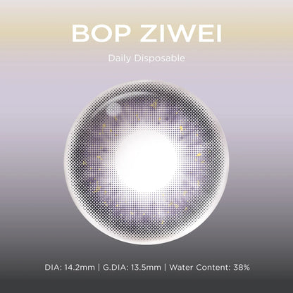 Bop Ziwei gold color contacts