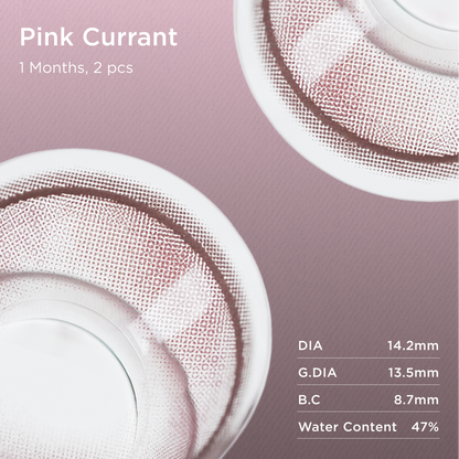 Breathe+ Pink Currant | Monthly colored contacts