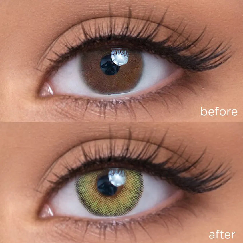 Central Park green color contacts
