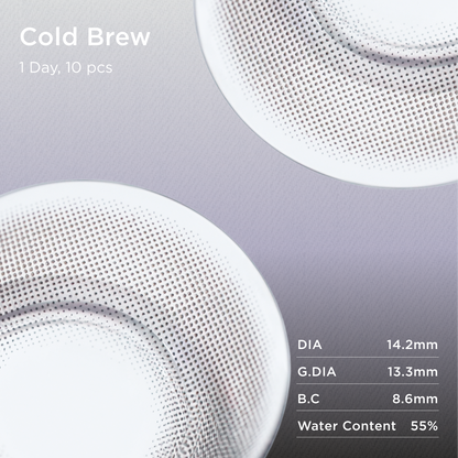 Cold Brew Contact coloré quotidien