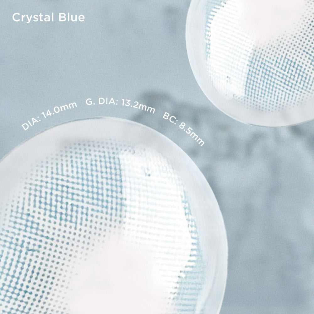 Crystal Blue blue color contacts
