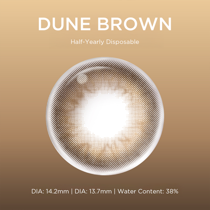 Dune Brown brown color contacts