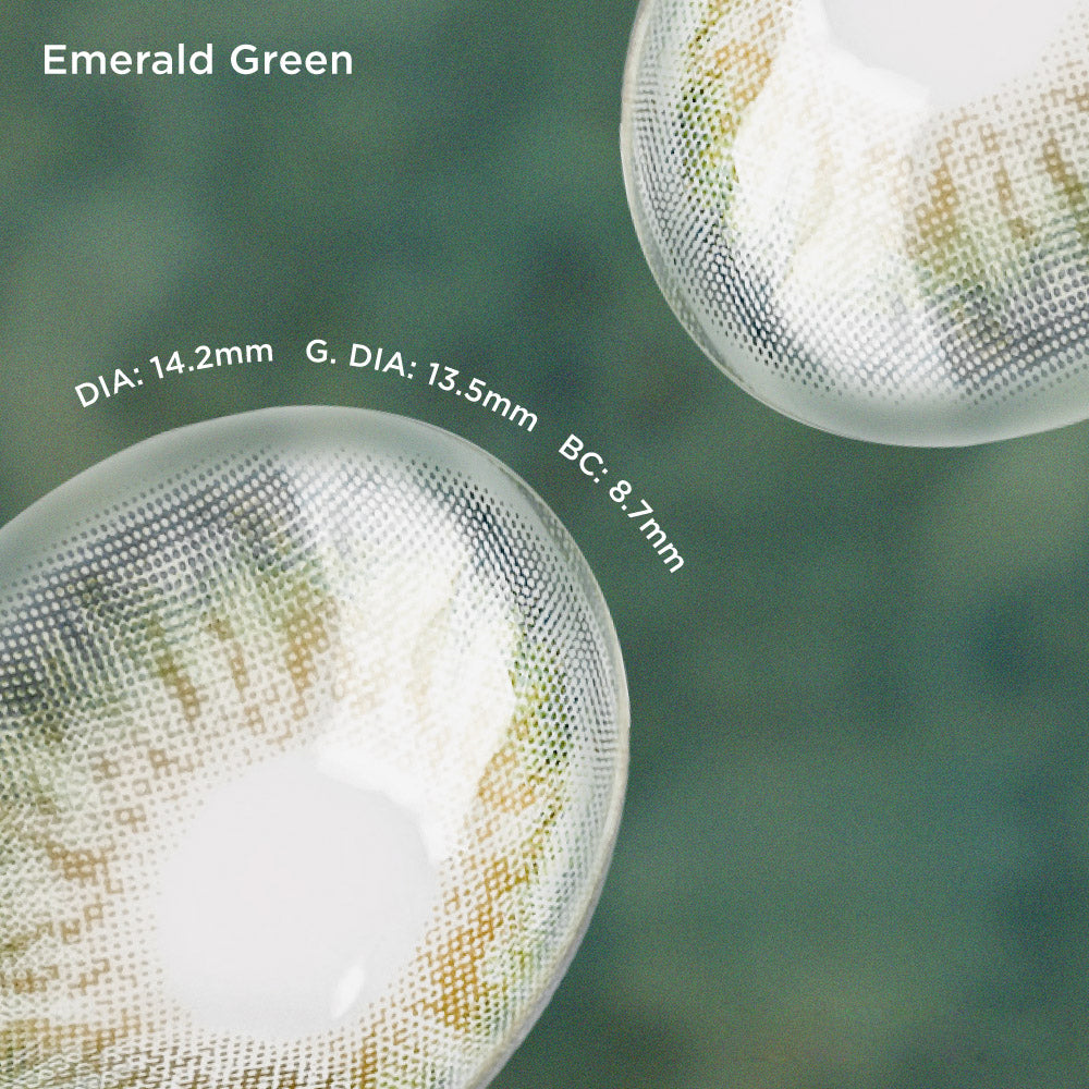 Emerald Green green color contacts