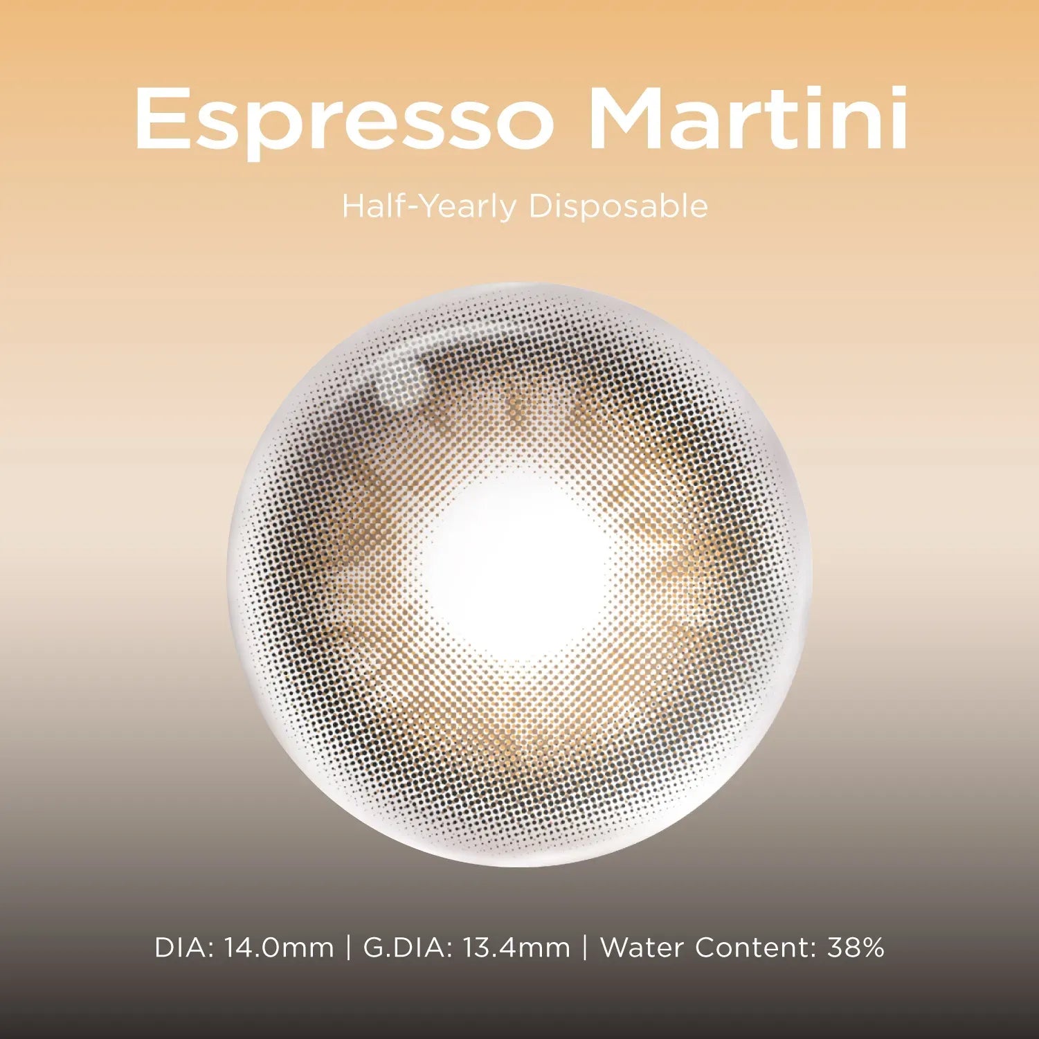 Espresso Martini brown color contacts