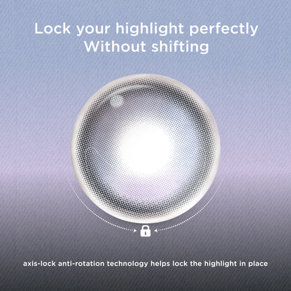 GlowyLock Fresh Grape | 6-Month colored contacts