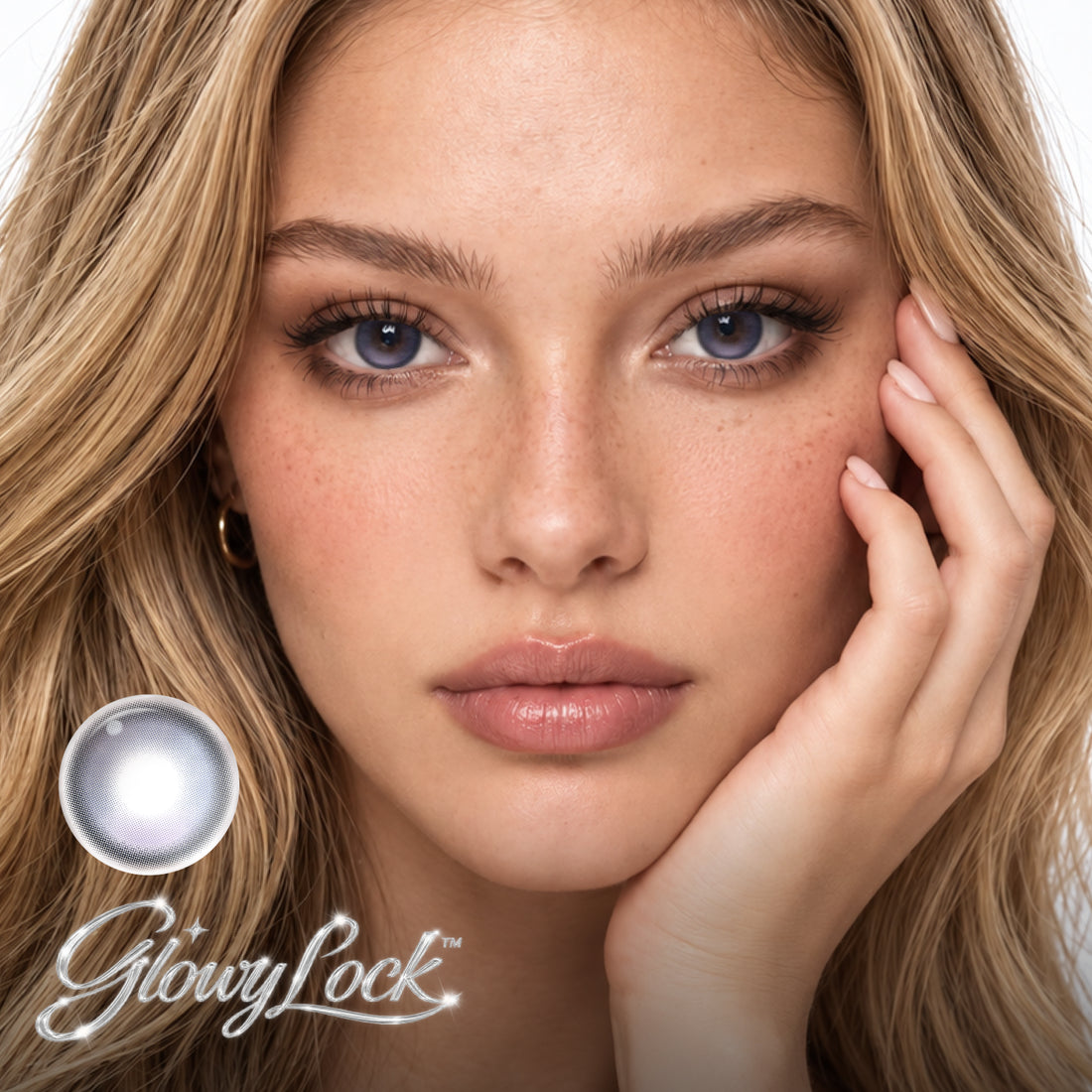 GlowyLock Fresh Grape | 6-Month colored contacts