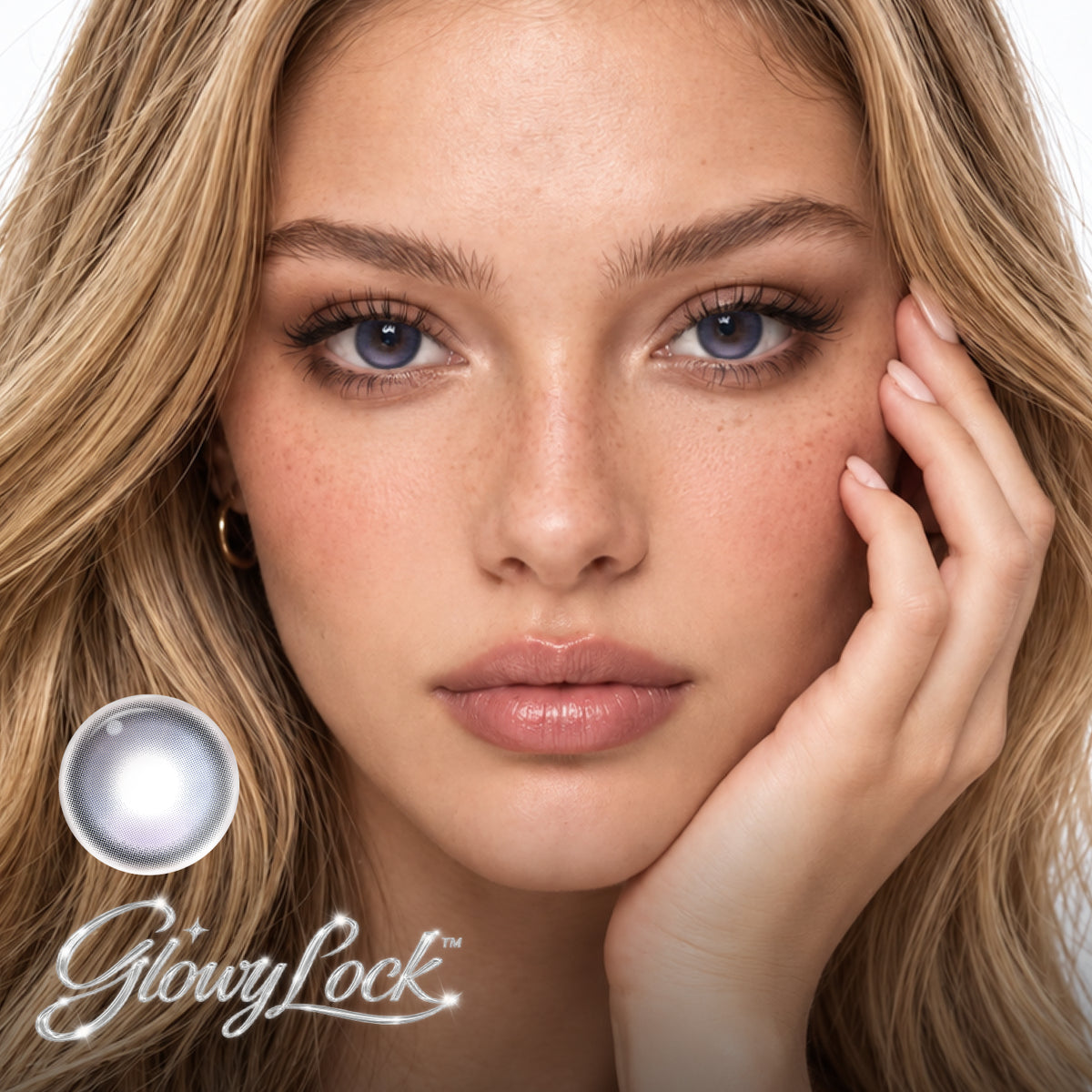 GlowyLock Fresh Grape | 6-Month colored contacts