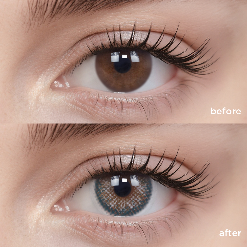 Frosty Blue blue color contacts