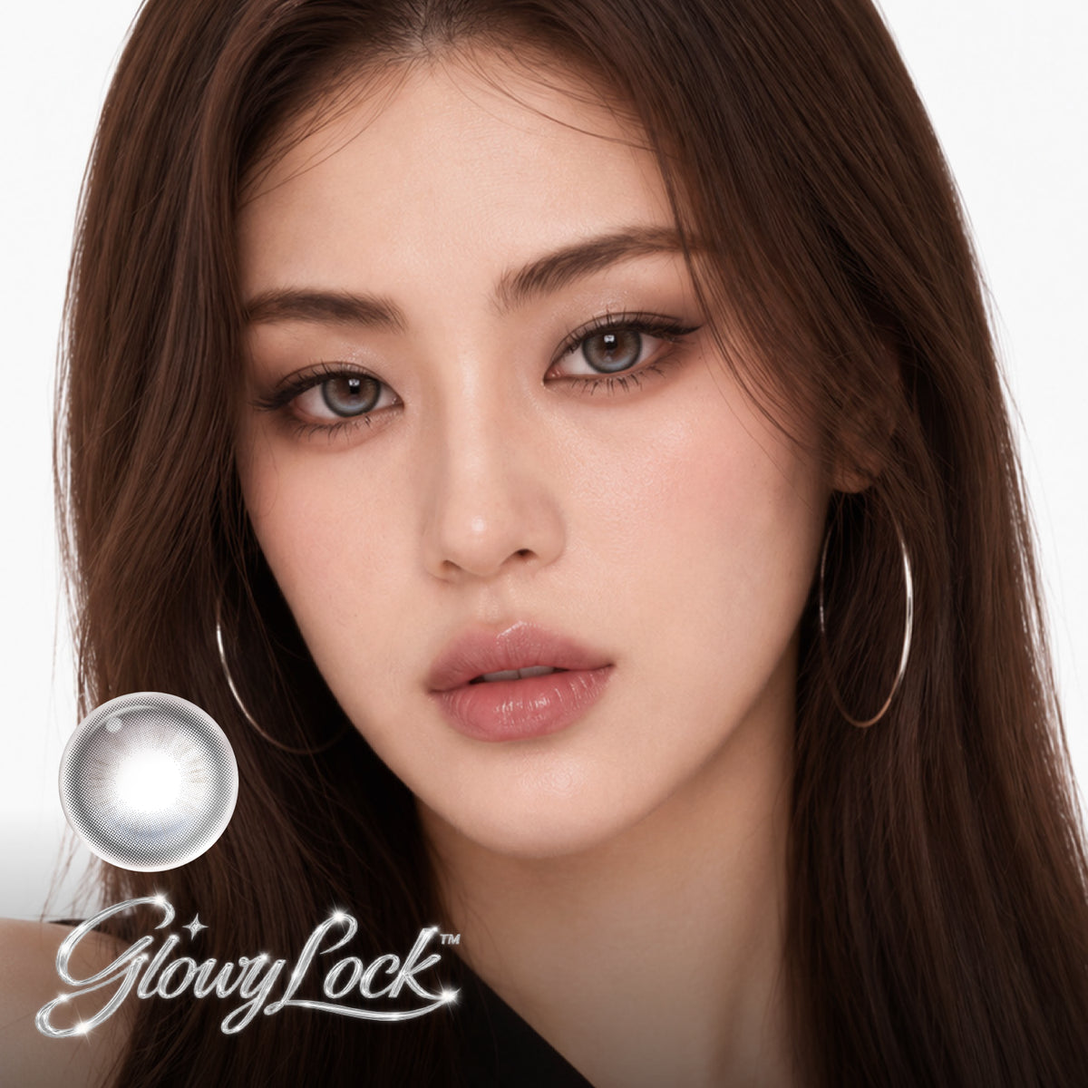 GlowyLock™ Blue Linen | Daily colored contacts