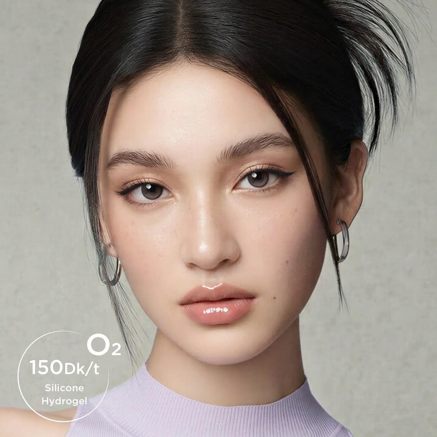 GlowyLock™ Gris Meyer Axis-Lock color contacts