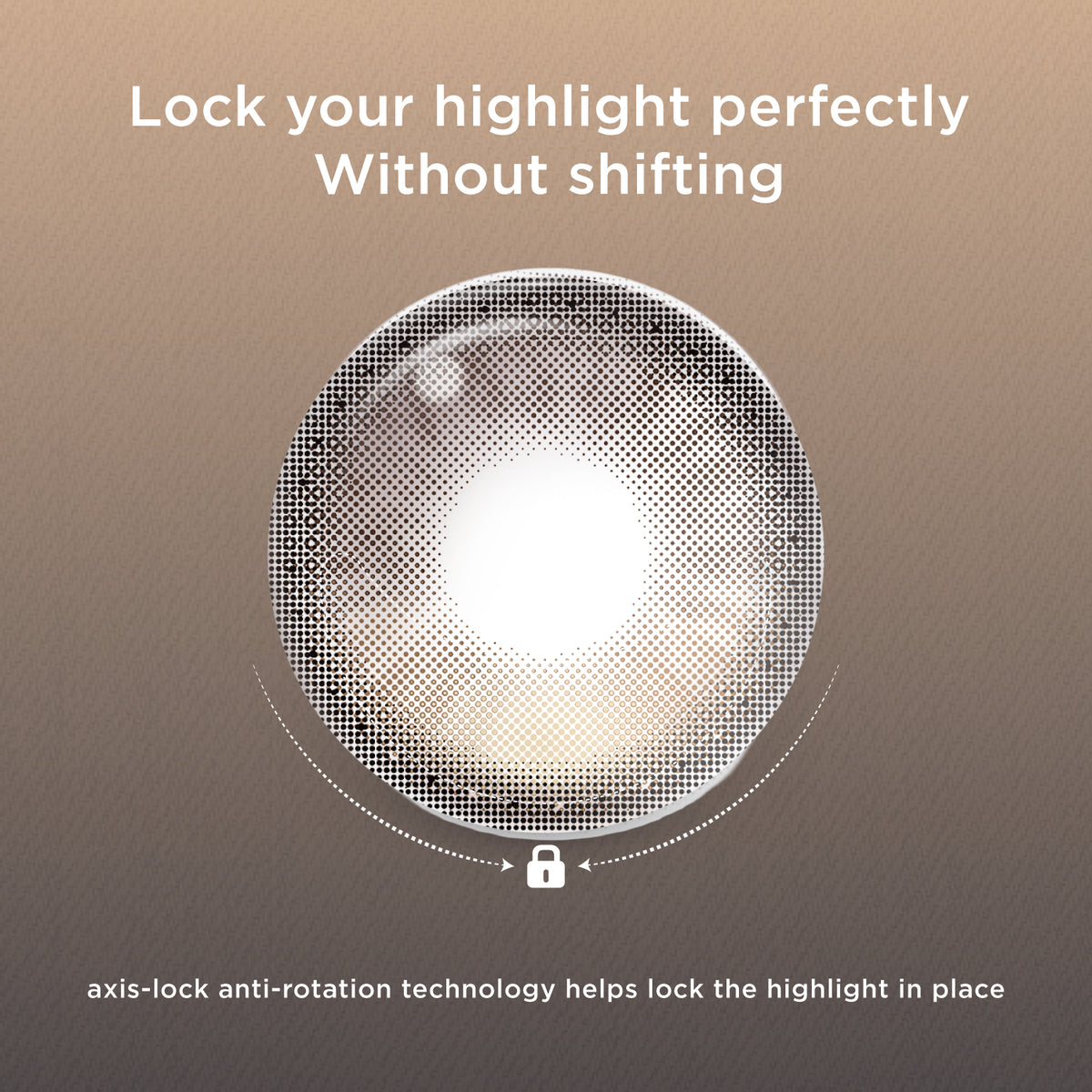 GlowyLock™ Pinecone Brown | Daily Colored Contacts