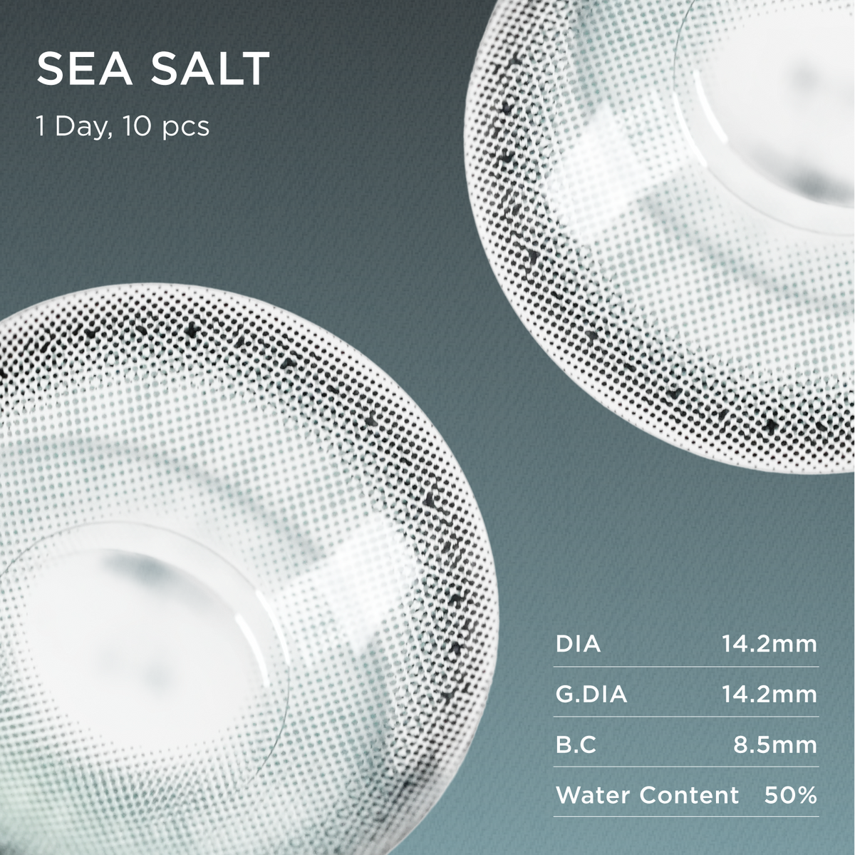 GlowyLock™ Sea Salt | Daily Colored Contacts