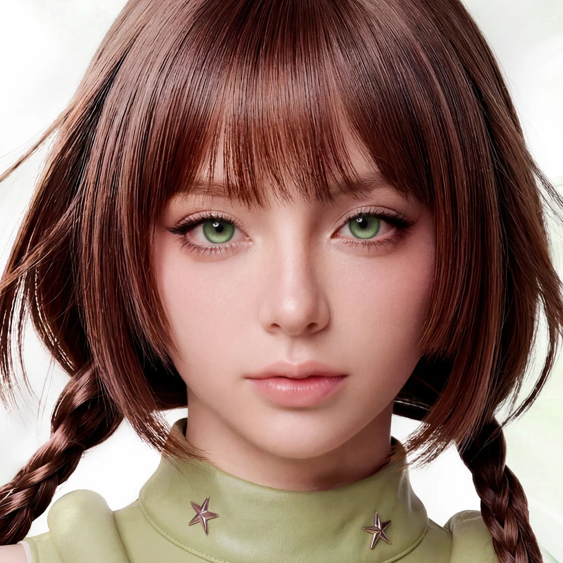 GlowyLock Luminous Green | Daily colored contacts