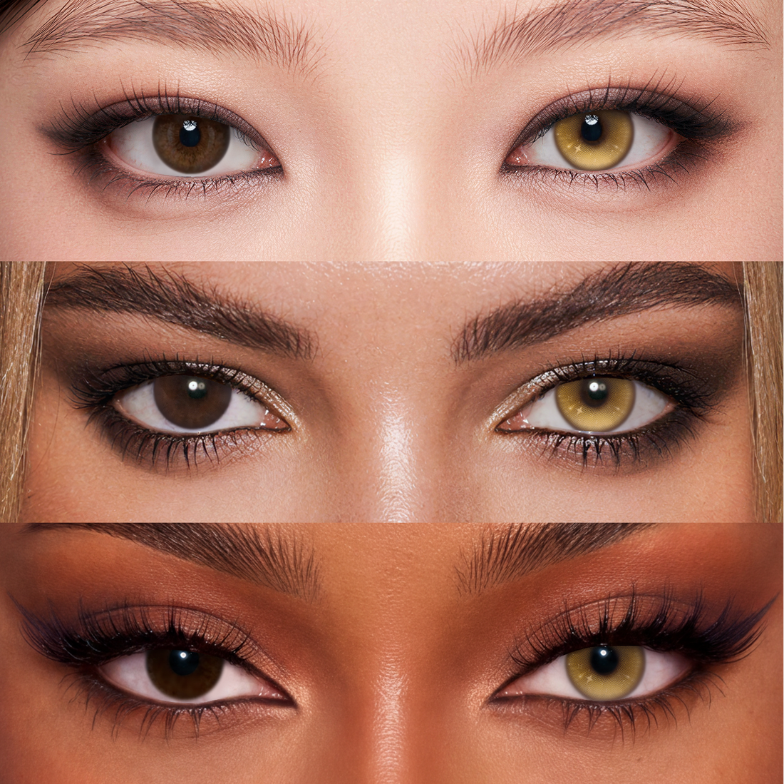 GlowyLock Gold Sparkle | 6-Month colored contacts