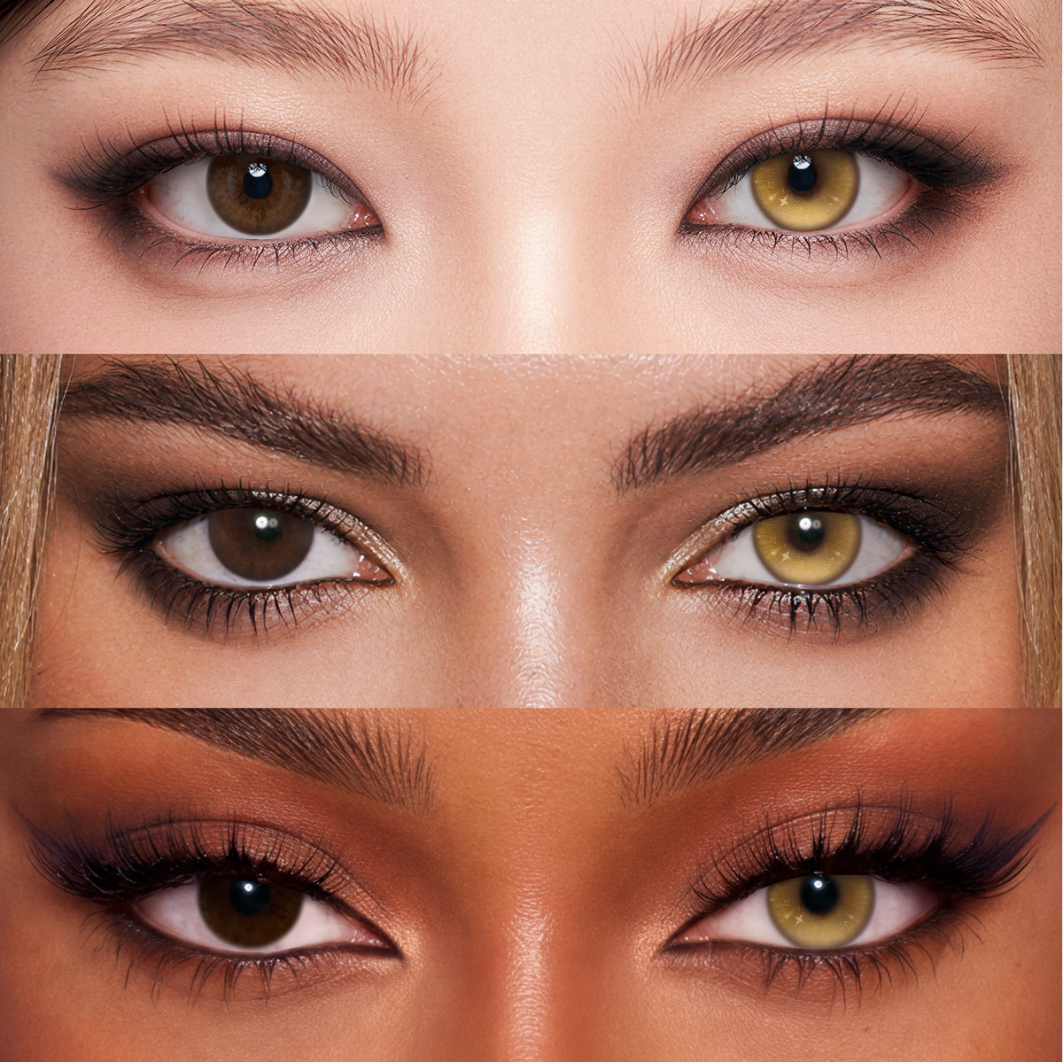 GlowyLock Gold Sparkle | 6-Month colored contacts