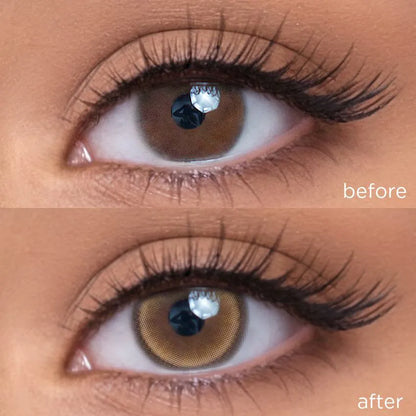 Honey Brown brown color contacts