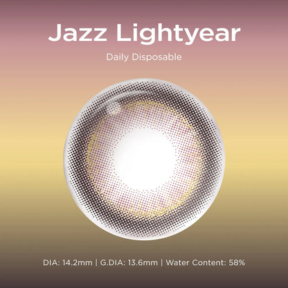 Jazz Lightyear brown color contacts