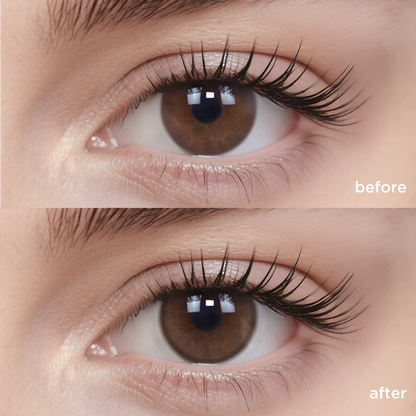 Latte Brown brown color contacts