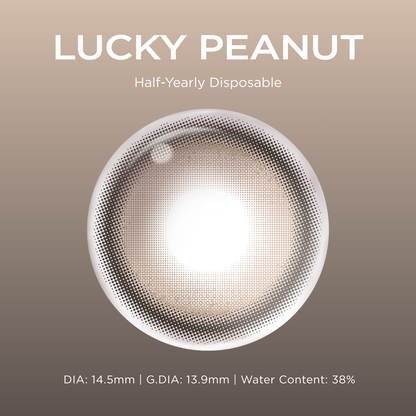 Lucky Peanut | 6-Month colored contacts