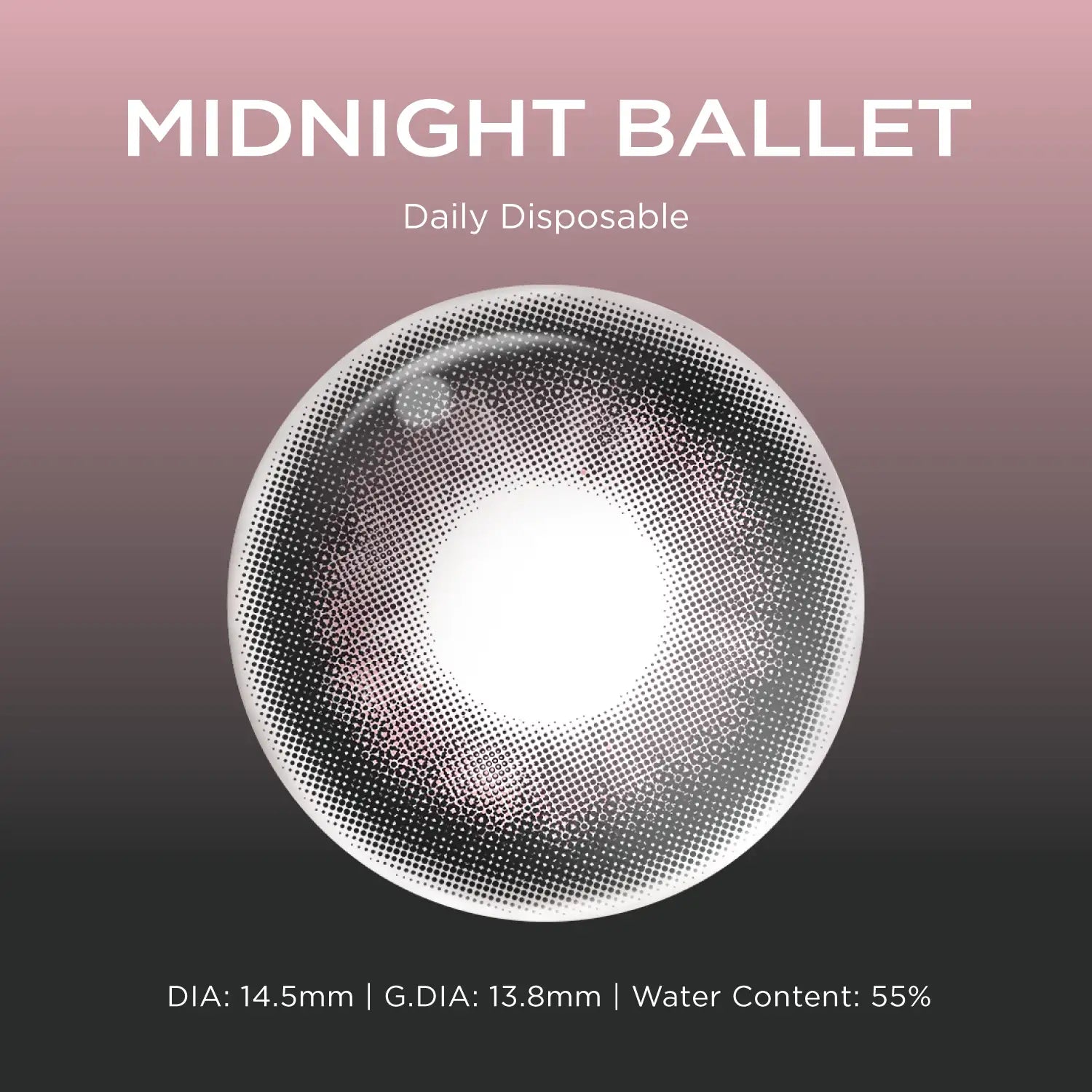 Midnight Ballet black color contacts