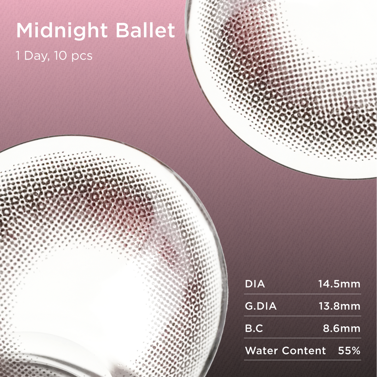 Midnight Ballet | Daily colored contacts