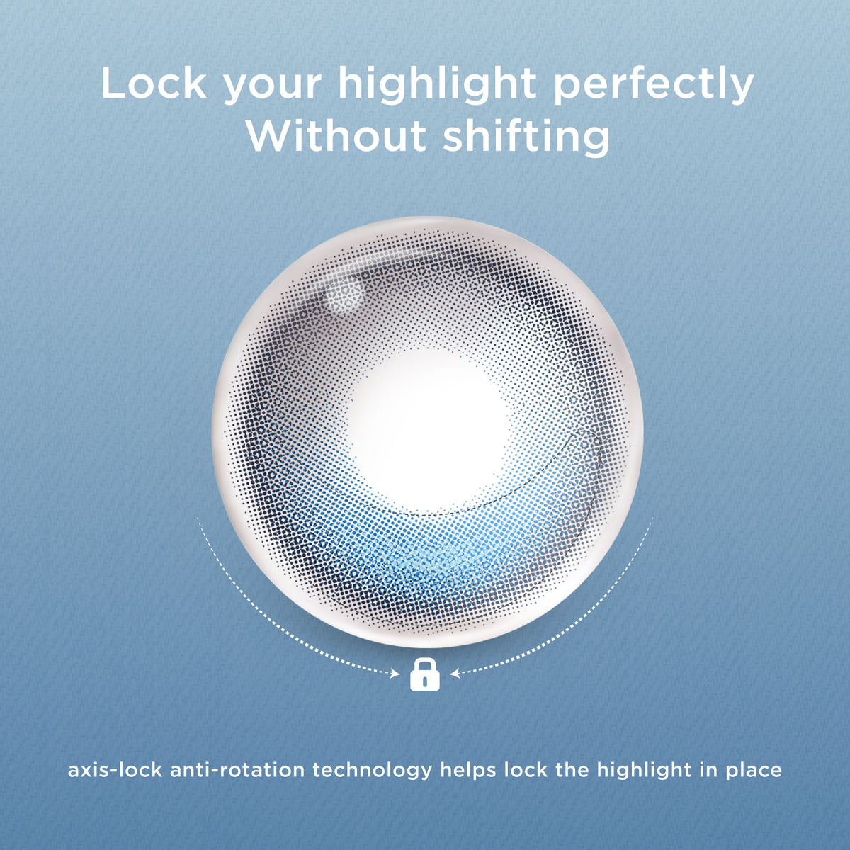 GlowyLock Moonstone Pro | Lentilles de couleur 1 jour