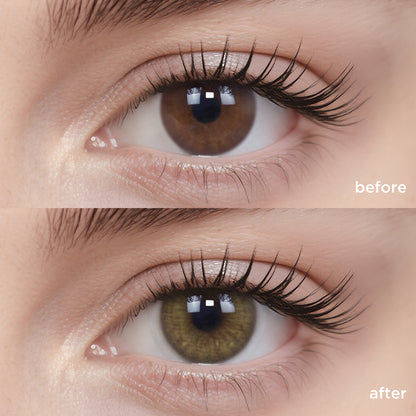 Moor Hazel brown color contacts