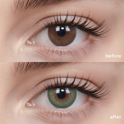 Moss Green green color contacts