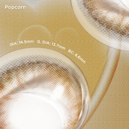 Popcorn | Daily, 6pcs colored contacts