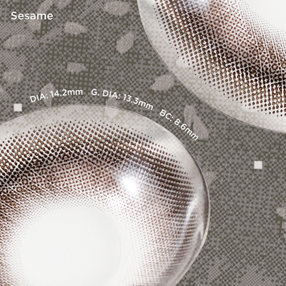 Sesame | Daily, 20pcs colored contacts