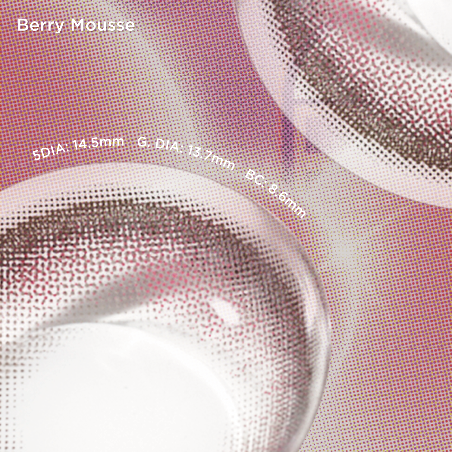 Berry Mousse | Daily, 6pcs colored contacts